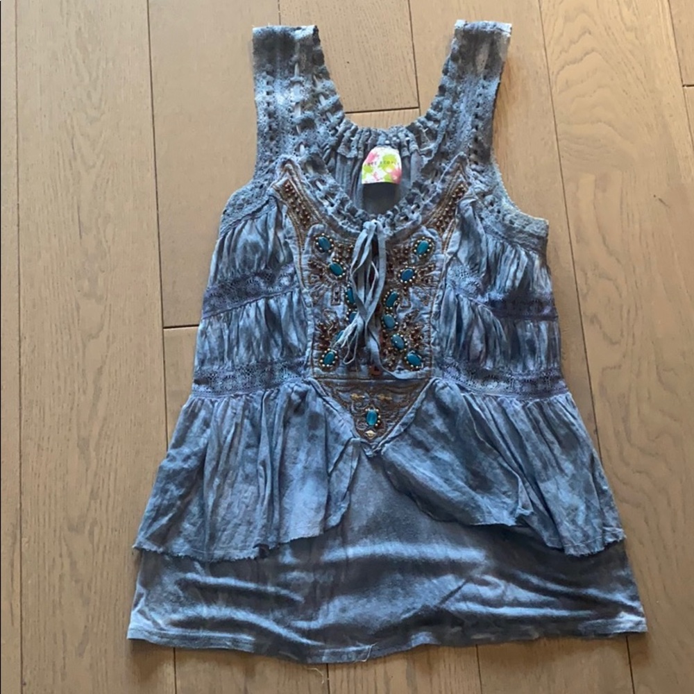 Free people detailed blouse